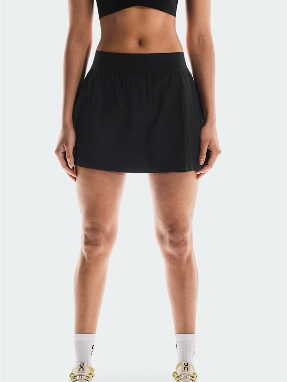 Hind Black Athletic Pickleball/Golf/Tennis Skort with Pleating, Size M